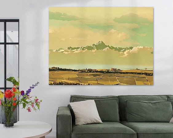 Example of the artwork in a room