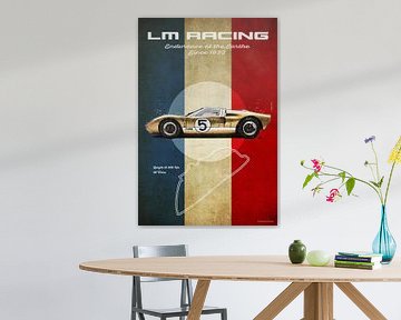 LM Racing Ford GT40 Goud van Theodor Decker