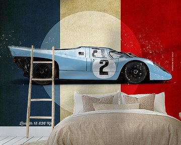 LM Racing Porsche 917 Blue by Theodor Decker