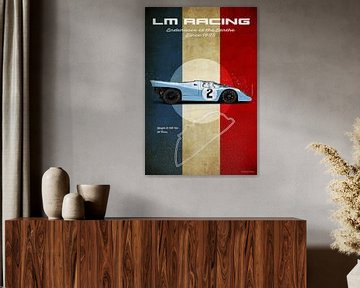LM Racing Porsche 917 Blauw van Theodor Decker