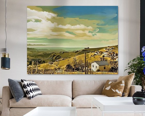 Example of the artwork in a room