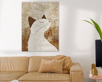 Cat painting by Modern Collection
