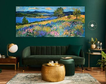 Landschap Monet Stijl van ARTEO Schilderijen