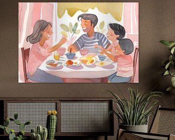 Ochtendgeluk aan de tafel van De Posterkeamer