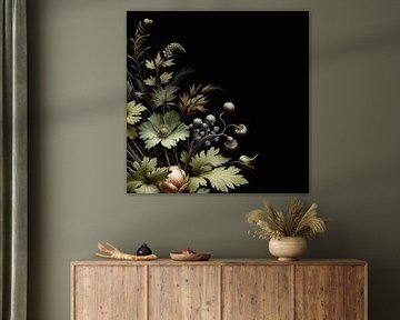 VINTAGE COLOURFUL BOTANICAL-7-D4b