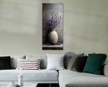 Bloemen Stilleven Paars van Kunst Kriebels
