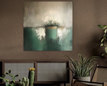 Gouden Reflectie van Zen en Meer