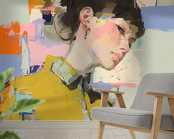 Woman Portrait by Eye catching paintings
