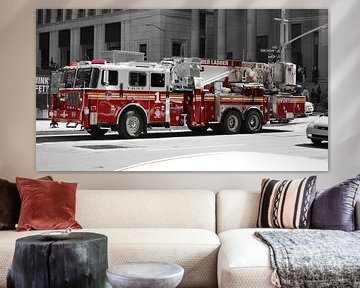 Rode Brandweerauto - New York City Fire Department (NYFD) - Amerika van Be More Outdoor