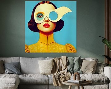 Vleugje Mysterie: Elegantie in Abstractie van Lauri Creates