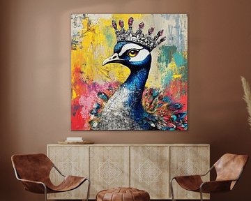 Vorstelijke pauw van CanvasbyCaro