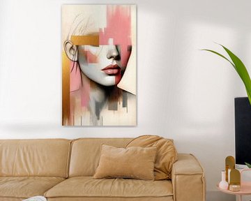 Golden and Pink van J.O. Han