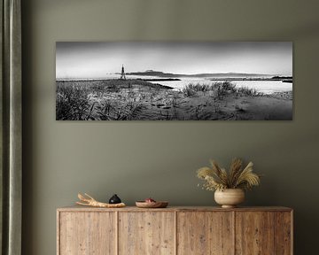 Strand van Cuxhafen in zwart-wit van Manfred Voss, Zwart-Wit Fotografie