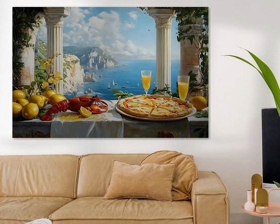 Example of the artwork in a room