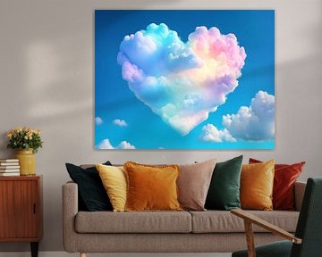 Hart van wolken