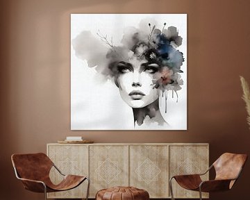 Lisa's bloesemfantasie van Mad Dog Art