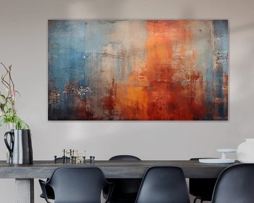 Peinture abstraite multicolore mur texture couleur design