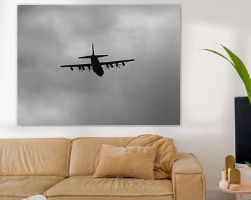 Silhouette of an aircraft
