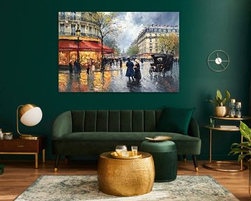 La vie dans les rues de Paris à l'époque impressionniste sur Skyfall