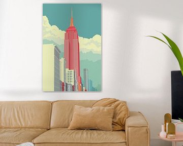 5th Avenue NYC - Empire State Building sur Remko Heemskerk