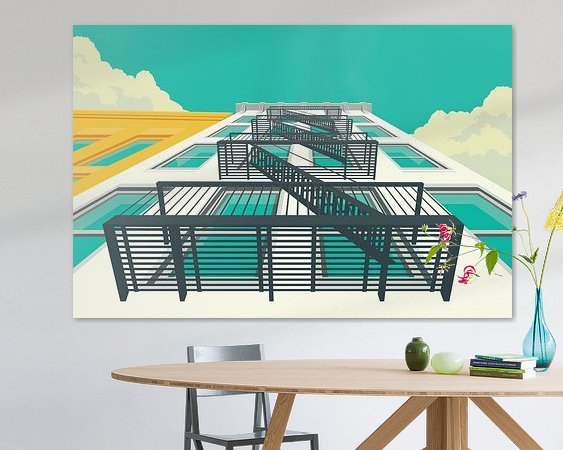 Example of the artwork in a room