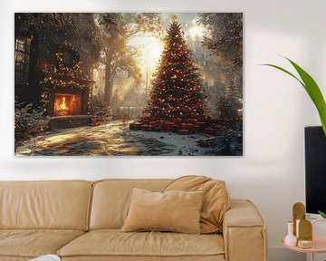 Cozy Christmas Living Room