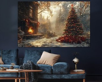 Cozy Christmas Living Room