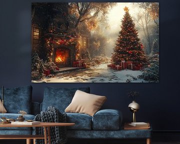 Cozy Christmas Living Room