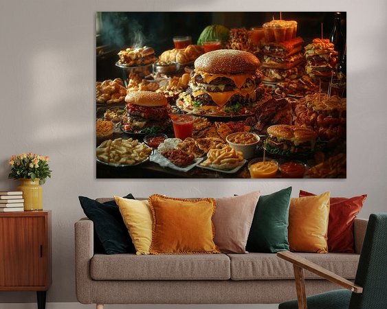 Example of the artwork in a room