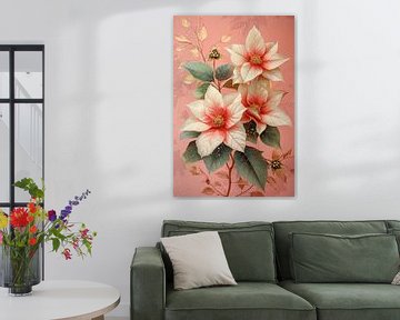 Beige Kerststerren van I ❤ Bloemen