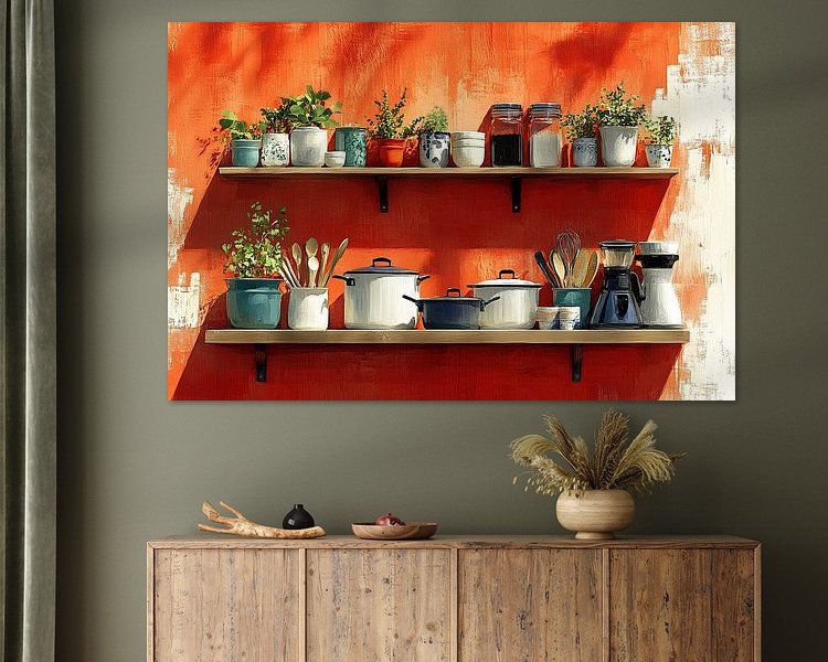 Example of the artwork in a room