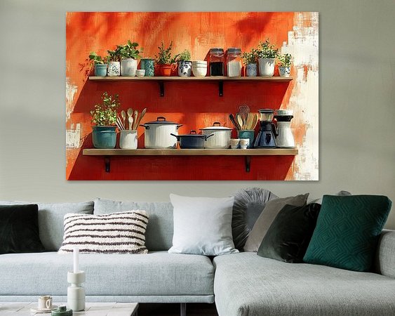 Example of the artwork in a room