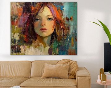 Vrouw / Abstract van De Mooiste Kunst