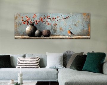 Modern Herfst Stilleven van Kunst Kriebels