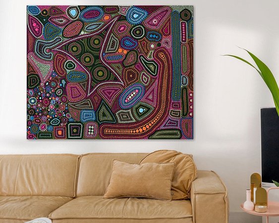 Example of the artwork in a room