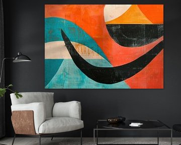 Landschap kleurrijk van Modern Collection