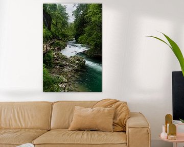 Tolmin gorge in Slovenia
