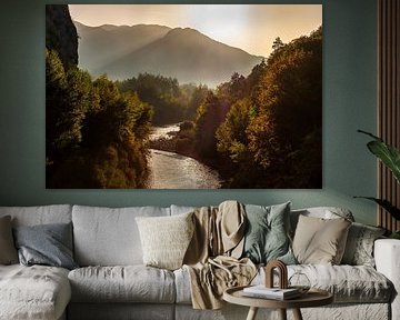 Ambiance du soir dans les gorges du Verdon sur Flatfield