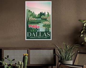 Dallas, Texas by Poster Art Shop