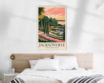 Jacksonville by Poster Art Shop