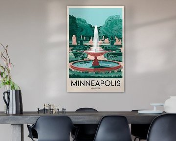 Minneapolis, Minnesota van Poster Art Shop