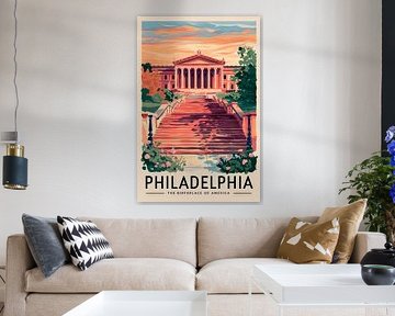 Philadelphia, Pennsylvania by Poster Art Shop