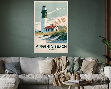 Virginia Beach, Virginia van Poster Art Shop