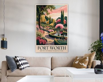 Fort Worth, Texas van Poster Art Shop