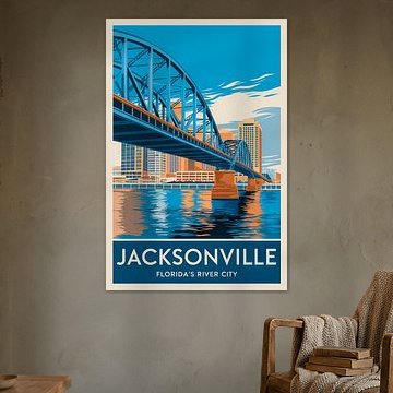 Jacksonville, Florida von Poster Art Shop