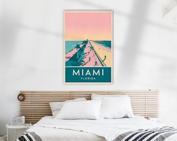 Miami, Florida by Poster Art Shop