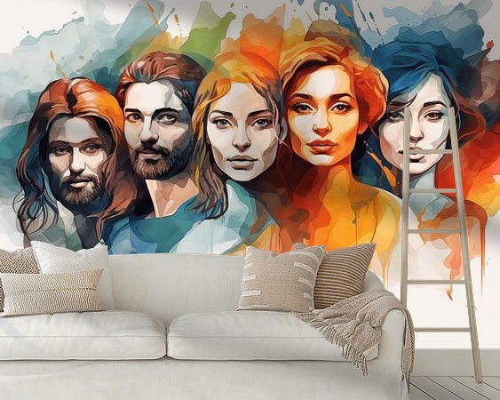 Example of the artwork in a room