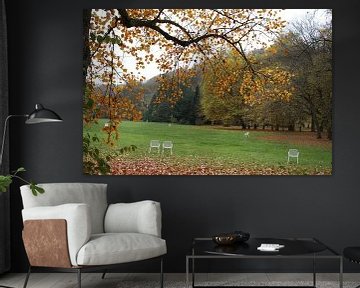 Luitpoldpark in Bad Kissingen im Herbst