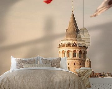 Galata Tower in Karaköy. Iconic tower in Istanbul