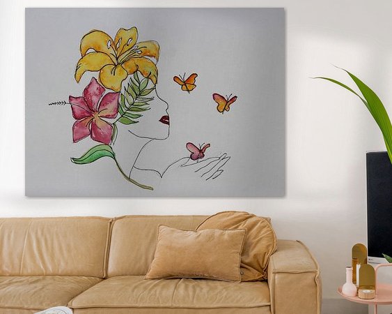 Example of the artwork in a room